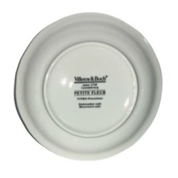 Villeroy & Boch Petite Fleur Vitro-Porcelain Saucer Floral Pattern Dishwasher & - Picture 2 of 2